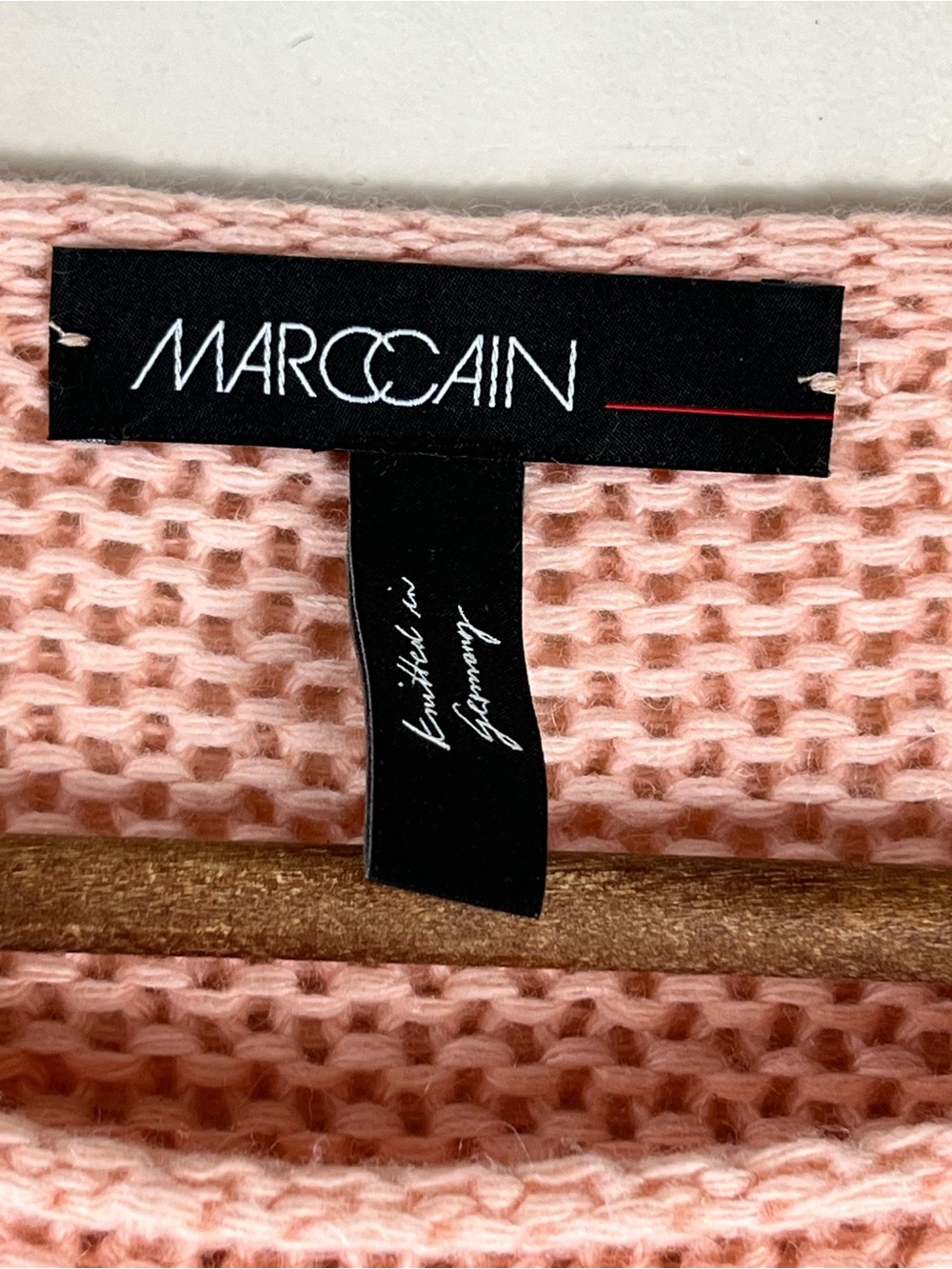Marc Cain Wool Cashmere Blend Knit Ombré Sweater Peach/Pink Size 42 US 12 - Picture 9 of 14